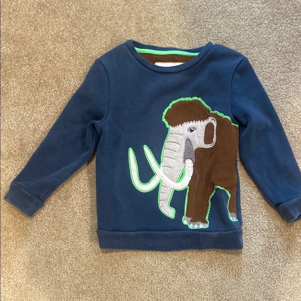Kids Navy Mammoth Sweatshirt
